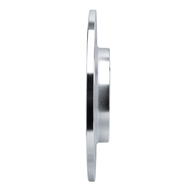 Hyundai Santa Fe Brake Rotor (1) - Rear Right - R1 Concepts - Drilled & Slotted - Silver - `21-`25